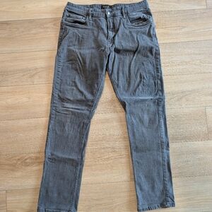 Men's Charcoal Straight Jeans